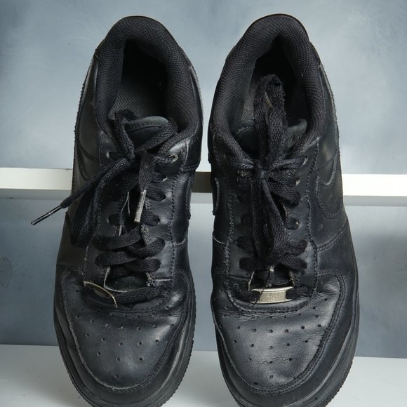 Nike Air Force 1 '82 Black low-top sneakers - 314192-009 | 6Y - Picture 3 of 11